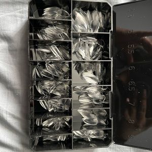 Apres natural almond medium nails tips 600Pcs